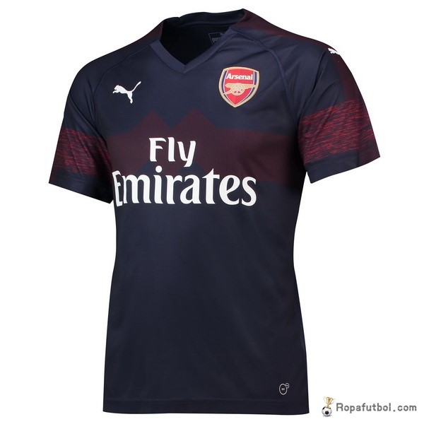 Camiseta Arsenal Replica Segunda Ropa 2018/19 Azul Marino